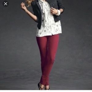 Cabi style #160 Red corduroy pants, size 6